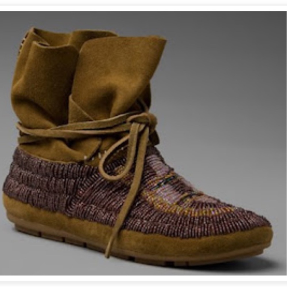 Suede House of Harlow “Maddie” Moccasin Booties